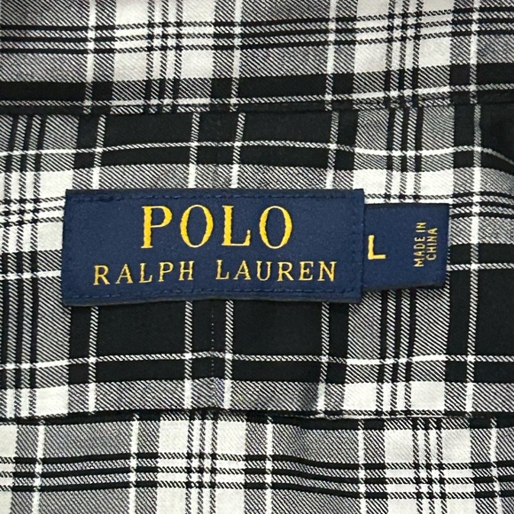 Polo Ralph Lauren Men’s Large Button Down Plaid Shirt - Picture 5 of 8